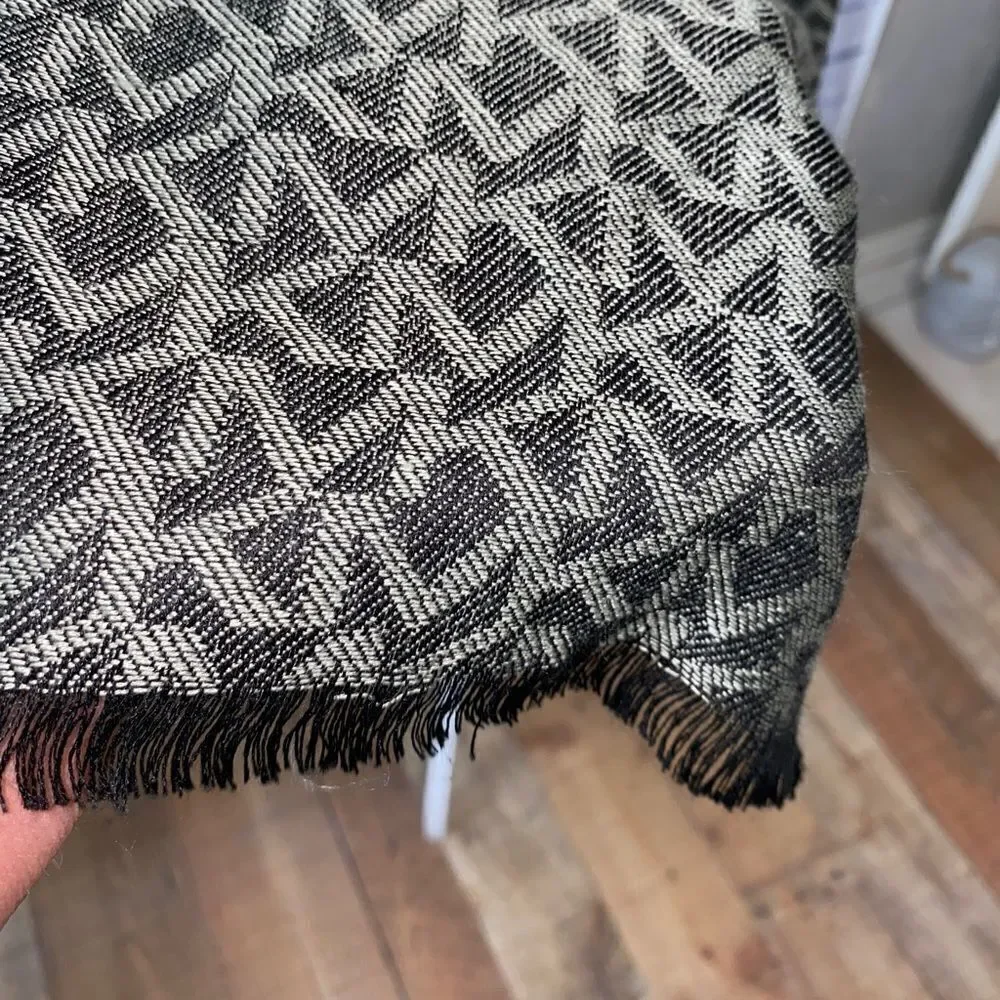Michael Kors scarf raw hem